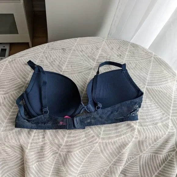 LA SENZA Remix navy padded bra 36C B002 - Picture 6 of 7